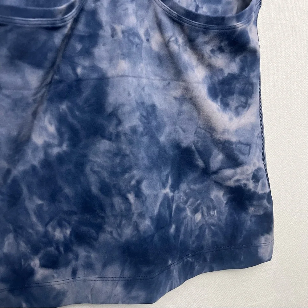 Lululemon‎ Cool Racerback Short Tank Top Nulu Diamond Dye Lunar Rock True Navy 4